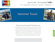 Tablet Screenshot of hammertravel.org